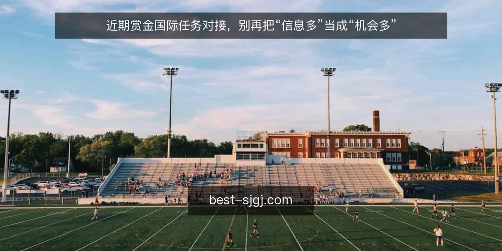近期赏金国际任务对接，别再把“信息多”当成“机会多” — 近期任务对接为何感觉变难了？ 配图